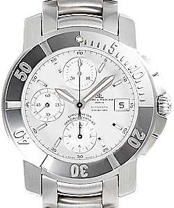 Capeland S Chrnogoraph in Steel on Steel Bracelet with Silver Dial