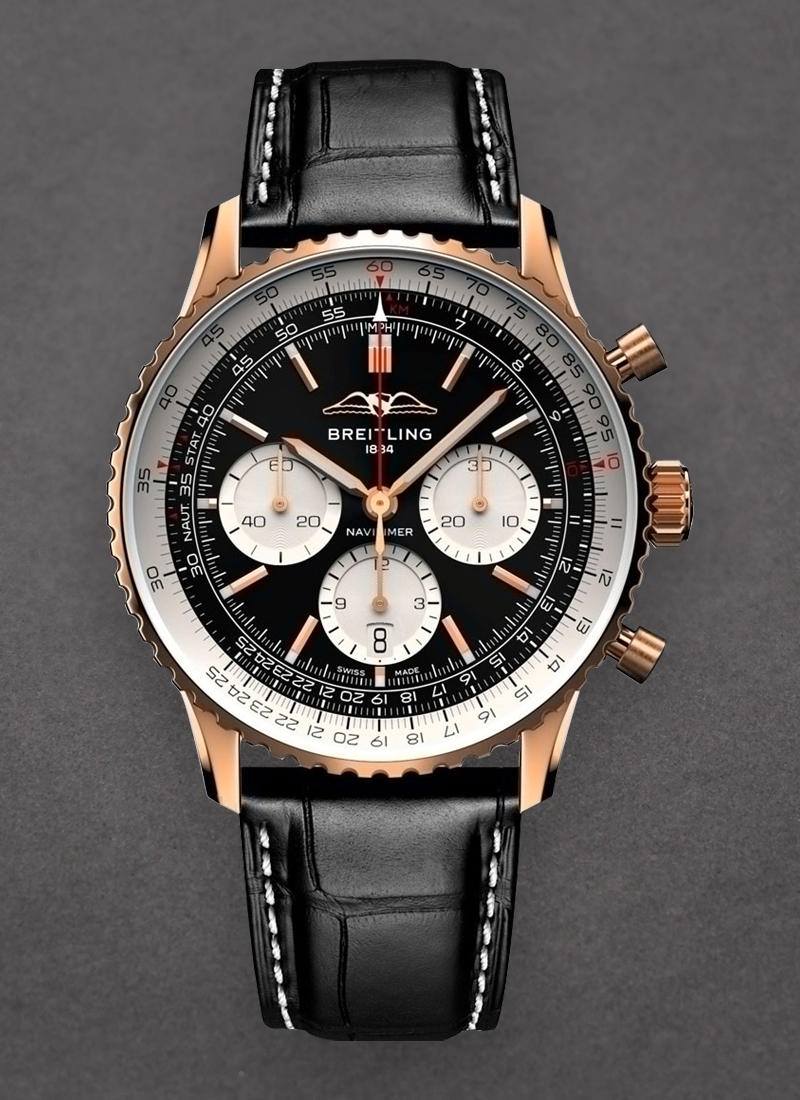 Breitling Navitimer B01 Chronograph 43mm in Rose Gold