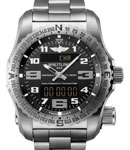 Professional Emergency in Titanium On Titanium Bracelet with Black Dial