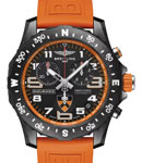 Endurance Pro Princeton University Edition in Breitlight on Orange Rubber Strap with Black Dial