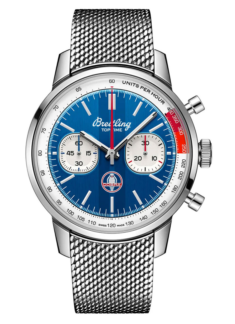 Breitling Top Time B01 41mm Shelby Cobra in Steel