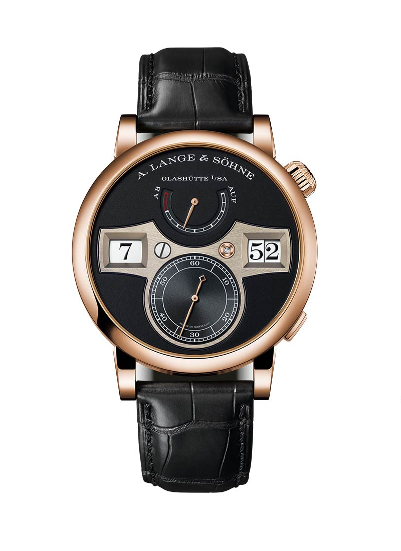A. Lange & Sohne Zeitwerk Double Jumping Hour in Rose Gold
