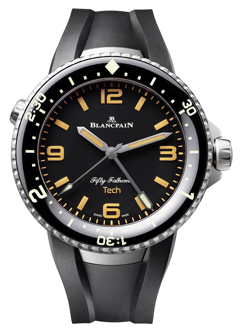 Blancpain Fifty Fathoms 70th Anniversary Act 2: Tech Gombessa in Titanium with Black bezel