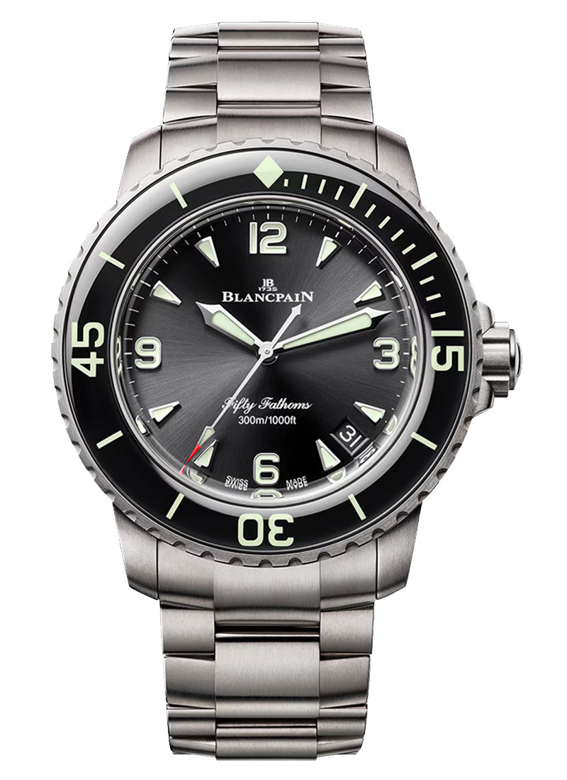 Blancpain Fifty Fathoms Automatique in Titanium with Black Bezel