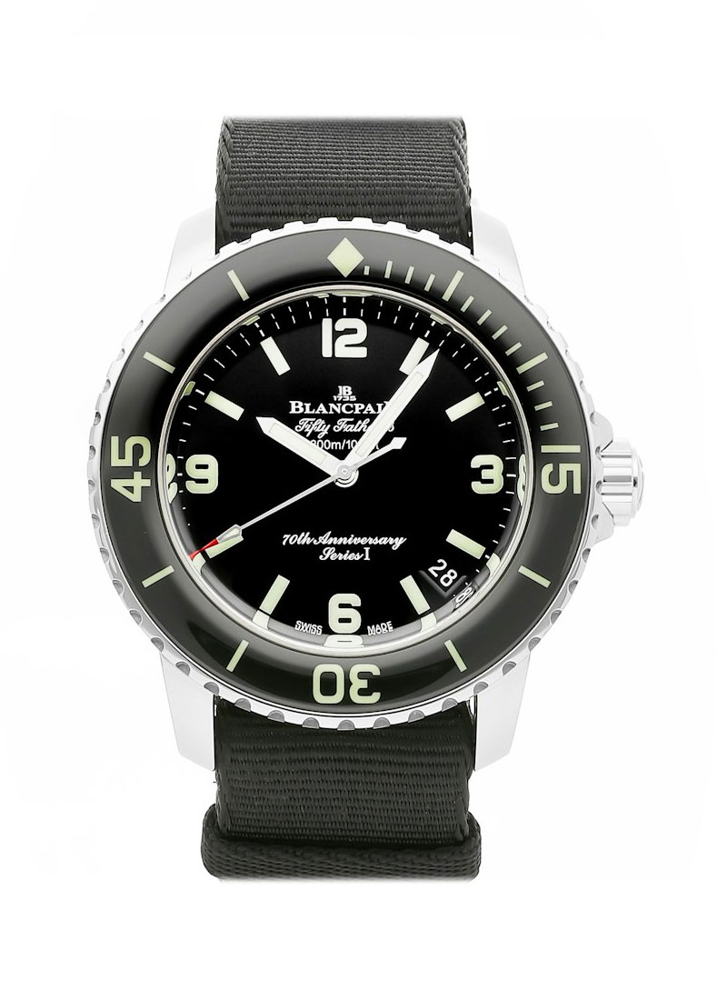 Blancpain Fifty Fathoms 70th Anniversary Act 1 Series I in Steel with Black Bezel