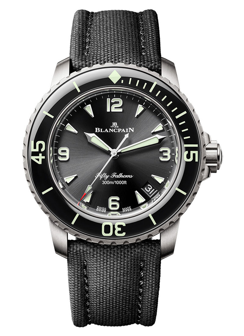 Blancpain Fifty Fathoms Automatique in Titanium with Black Bezel