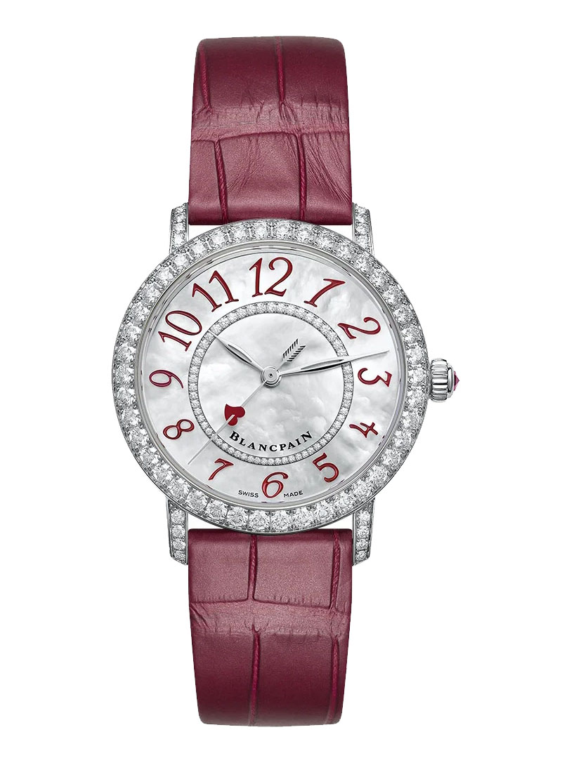 Blancpain Ladybird Saint-Valentin 2022 34.9mm in White Gold with Diamond Bezel