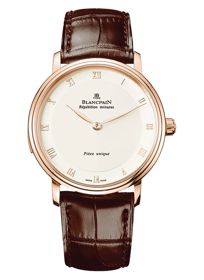 Blancpain Villeret Minute Repeater 38mm Automatic in Rose Gold
