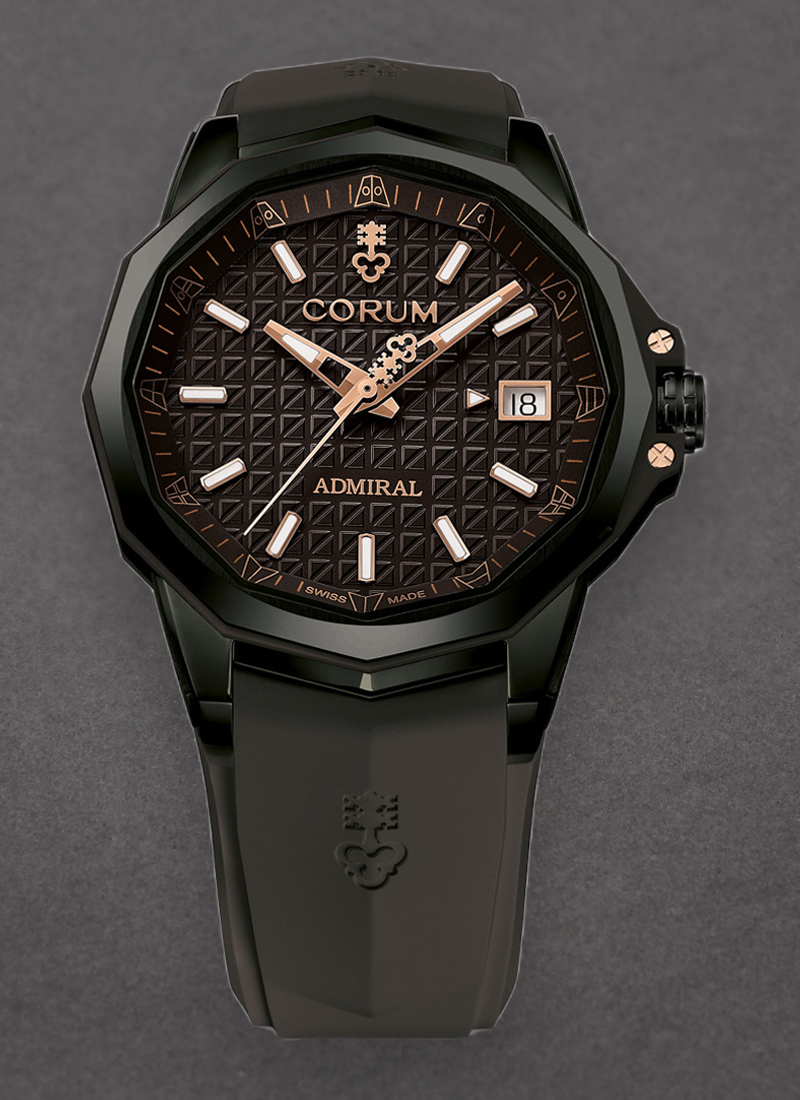 Corum Admiral 38mm Automatic in Black PVD Titanium