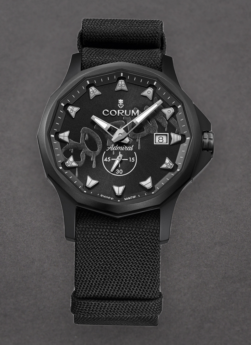 Corum Admiral 42mm Automatic in Black Ceramic