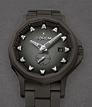 Admiral 42mm Automatic in DLC Steel on DLC Steel Bracelet with Gunmetal Grey Dial