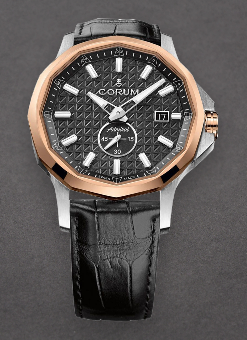 Corum Admiral 42mm Automatic in Steel with Rose Gold Bezel