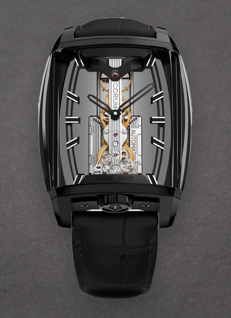 Corum Golden Bridge Avant Grade in Black DLC Titanium