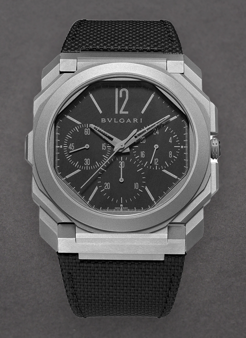 Bvlgari Octo Finissimo Chronograph Gmt 42mm in Titanium