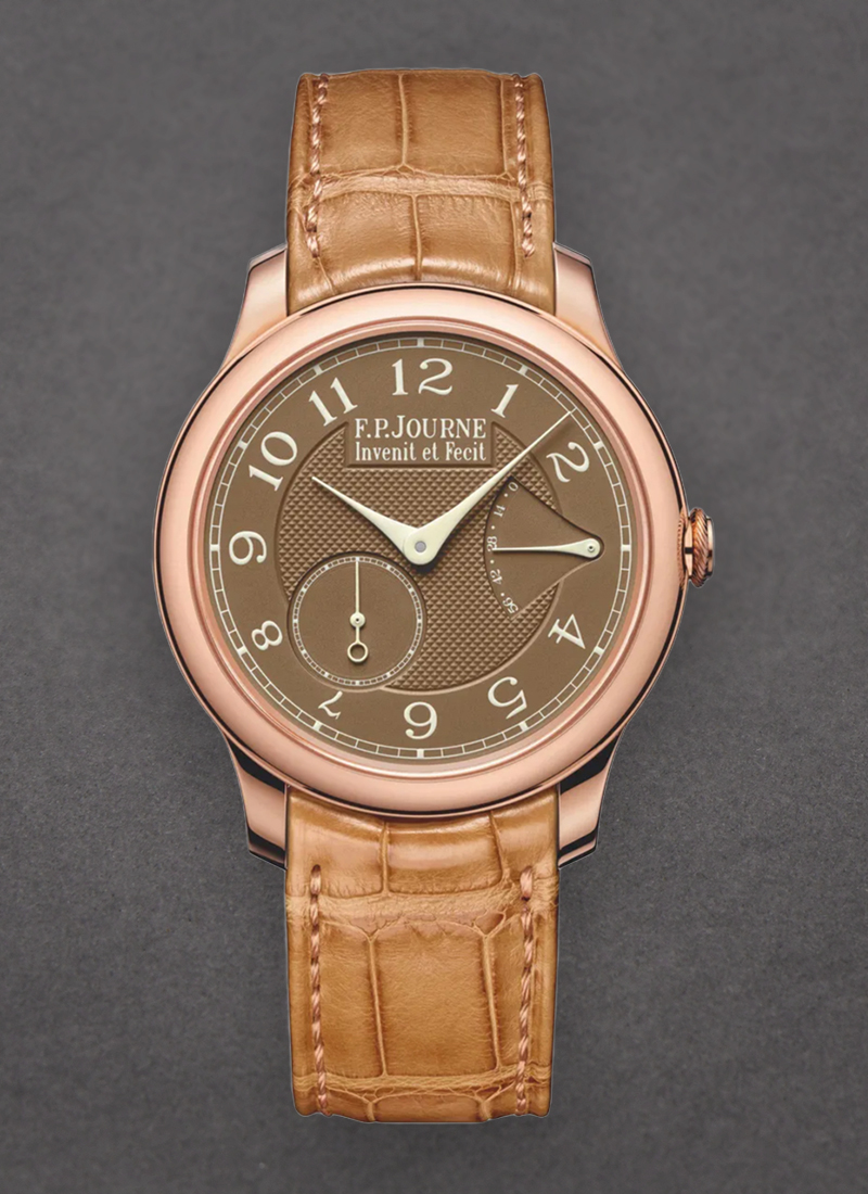 FP Journe Chronometre Souverain Havana in Rose Gold