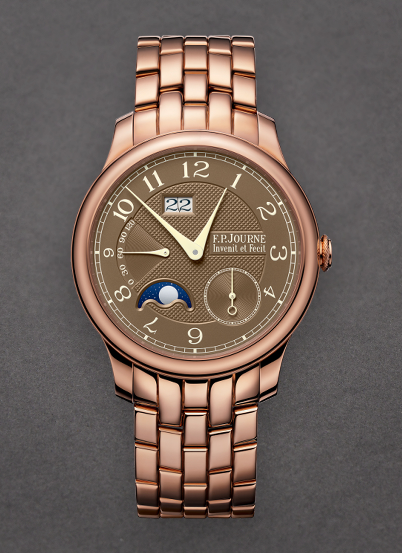 FP Journe Octa Automatique Lune Havana in Rose Gold