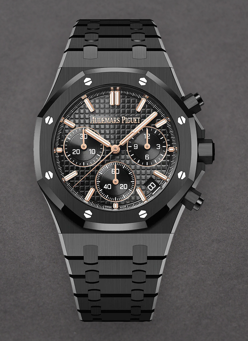 Audemars Piguet Royal Oak Automatic Chronograph 50th Anniversary in Black Ceramic