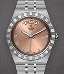 Royal Watch 41mm in Steel on Steel Bracelet with Salmon Roman Dial