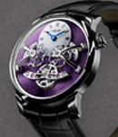 Legacy Machine LM2 44mm in White Gold - L.E 12 pcs on Black Crocodile Leather Strap with Purple Dial