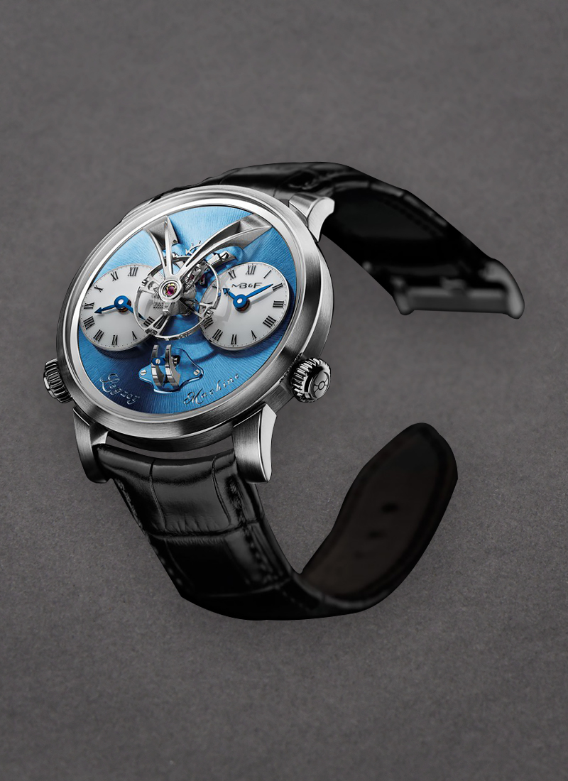 MB & F Legacy Machine LM1 44mm in Platinum