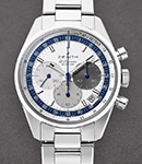 Zenith El Primero Chronomaster in Steel On Steel Bracelet with White Dial