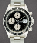Big Block Oysterdate 40mm on Steel with Black Bezel on Steel Bracelet with Black Dial
