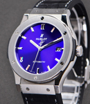Classic Fusion Kuwait Boutique Limited Edition in Steel On Black Strap with Electric Blue Dial - LTD to 25 pieces