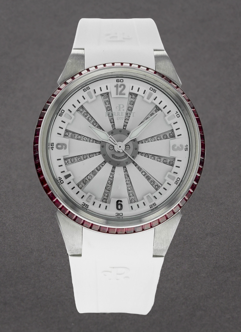 Perrelet Turbine XS 41mm Automatic in Steel with Ruby Bezel