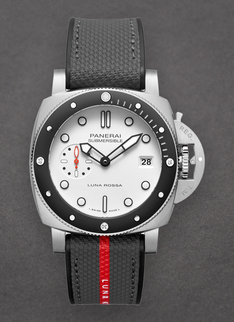 Panerai PAM 1579 - Submersible Automatic 42mm in Steel with Black Bezel