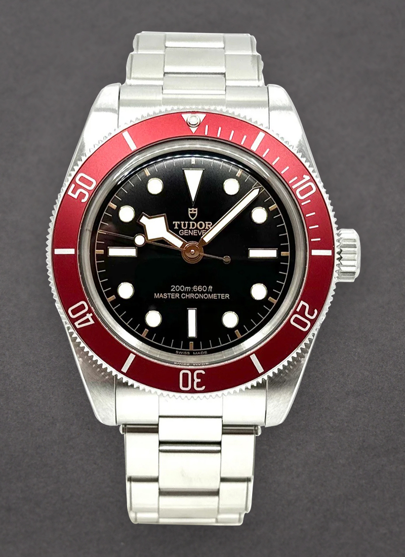 Tudor Black Bay Master Chronometer 41mm in Steel with Red Bezel