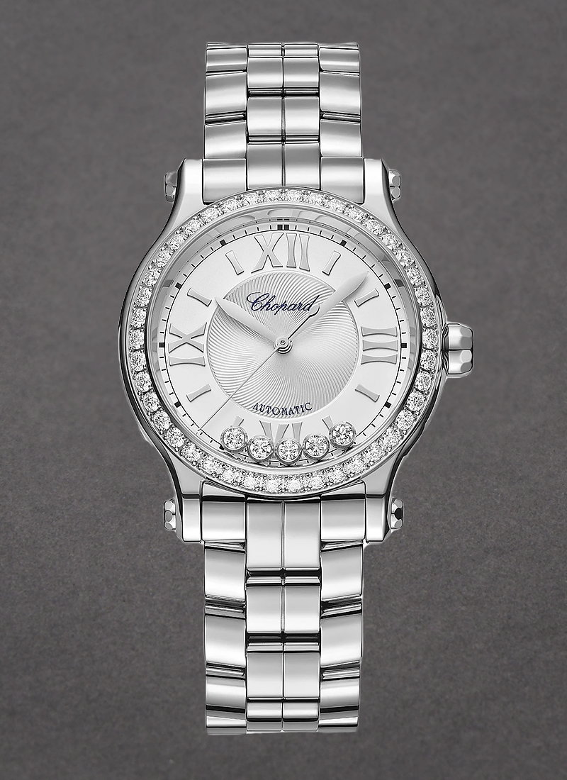 Chopard Happy Sport Automatic 33mm in Steel with Diamond Bezel