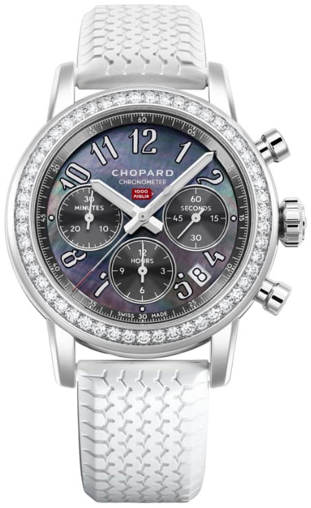 Chopard Mille Miglia Chronograph 39mm Automatic in Steel with Diamond Bezel