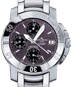 Capeland S Chronograph in Titanium on Titanium Bracelet with Grey and Black  Dial