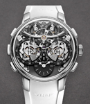 LM Sequential EVO 44mm in Zirconium on Rubber Strap with Black PVD Dial