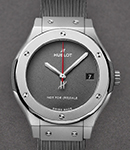 Classic Fusion Le Hodinkee NOT For (RE)SALE Automatic in Titanium on Grey Rubber Strap with Grey Dial