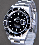 Rolex Submariner from 1999 - Factory Serviced in 2023 on Oyster Bracelet with Black Swiss Only Dial