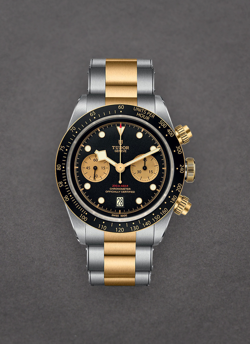 Tudor Heritage Black Bay Chronograph Automatic in Steel and Yellow Gold