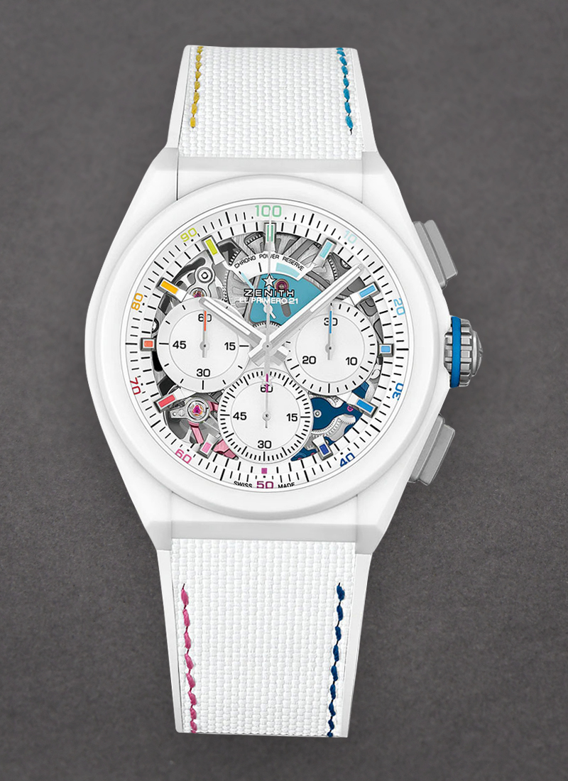 Zenith Defy 21 Chroma II 44mm in White Ceramic