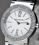 Bvlgari Bvlgari  in Steel 26mm on Steel Bracelet with White Dial