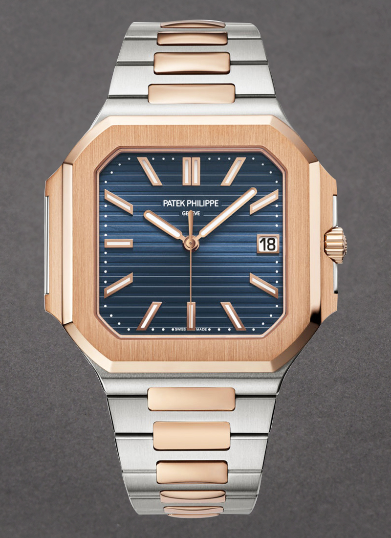 Patek Philippe Cubitus 45mm Automatic in Steel and Rose Gold