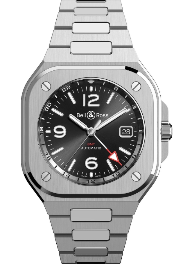 Bell & Ross BR-05 GMT 41mm Automatic in Steel