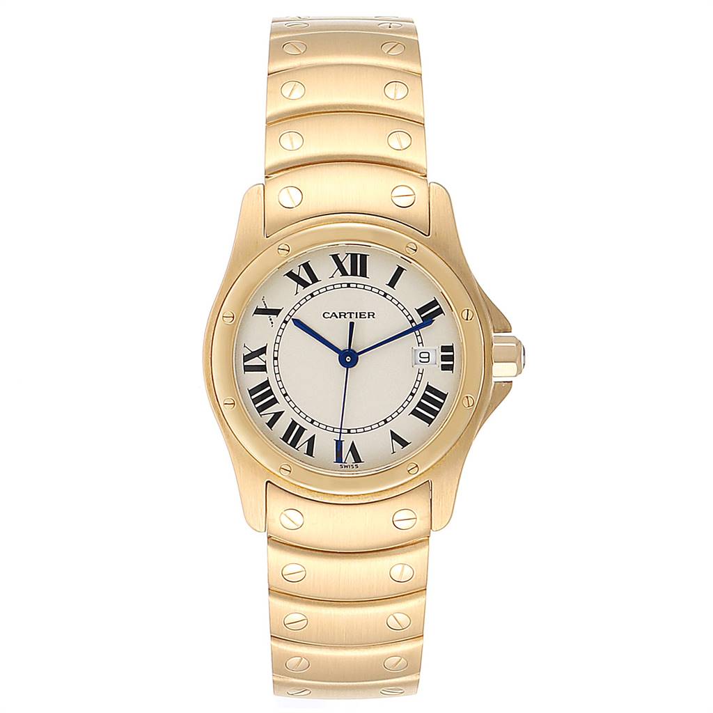 Cartier Santos Ronde 33mm in Yellow Gold