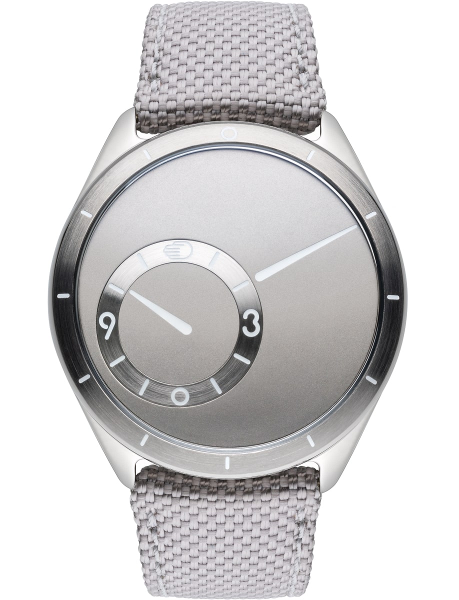 Type 9 Grey 39mm in Titanium on Grey Fabric Strap with Warm Grey Dial