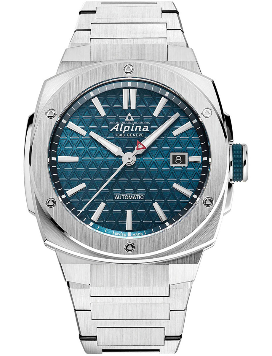 Alpiner Extreme Automatic 41mm in Steel on Steel Bracelet with Blue Dial