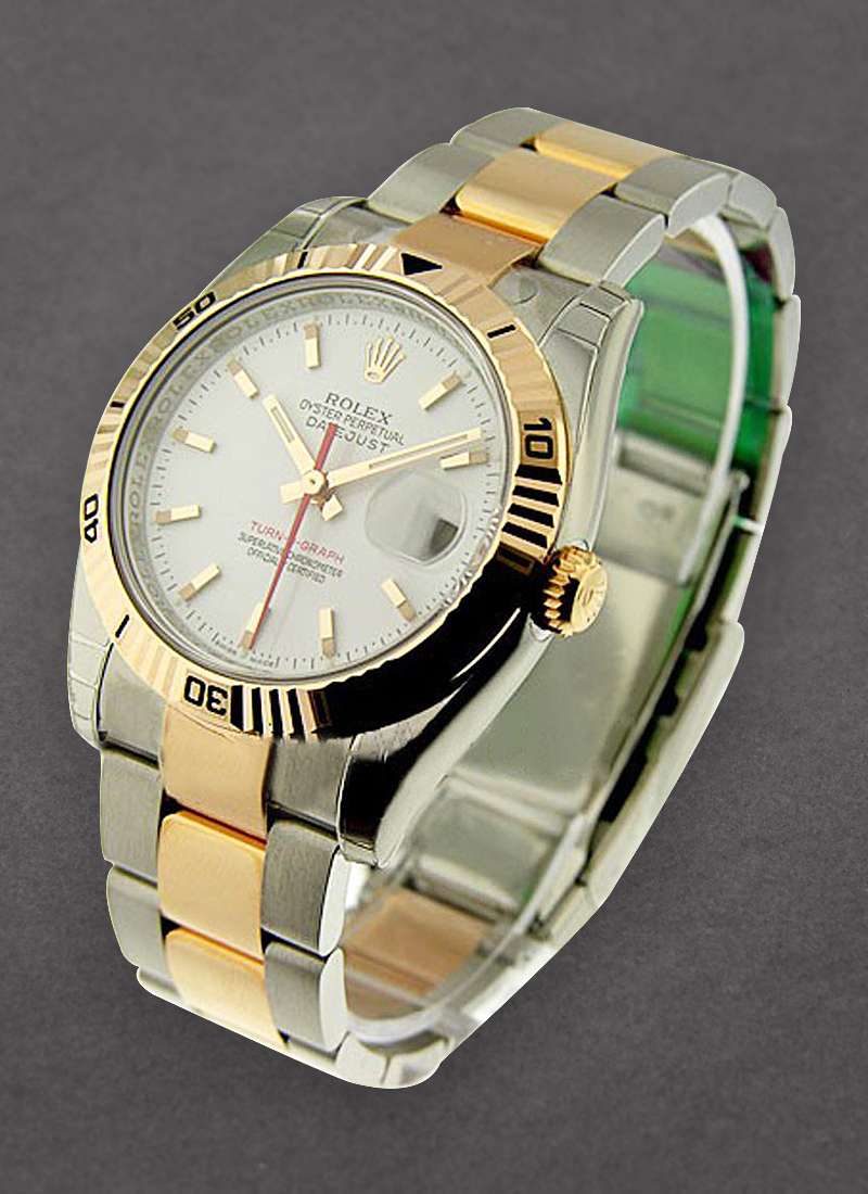 Rolex Unworn Datejust in Steel with Rose  Gold Turn-o-graph Bezel