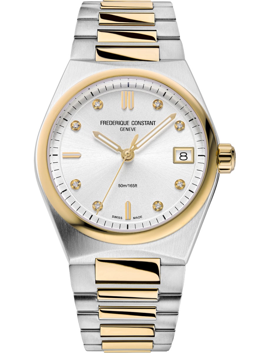 Highlife Quartz Ladies 31mm in Steel with Yellow Gold Bezel on Steel and Yellow Gold Bracelet with Silver Dial