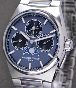 Highlife Perpetual Calendar 41mm in Steel on Steel Bracelet with Matt Grey Dial - Limited Edition of 235 Pieces