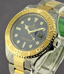 Yacht-Master 2-Tone in Steel with Yellow Gold Bezel on Steel And Yellow Gold Oyster Bracelet with Blue Dial