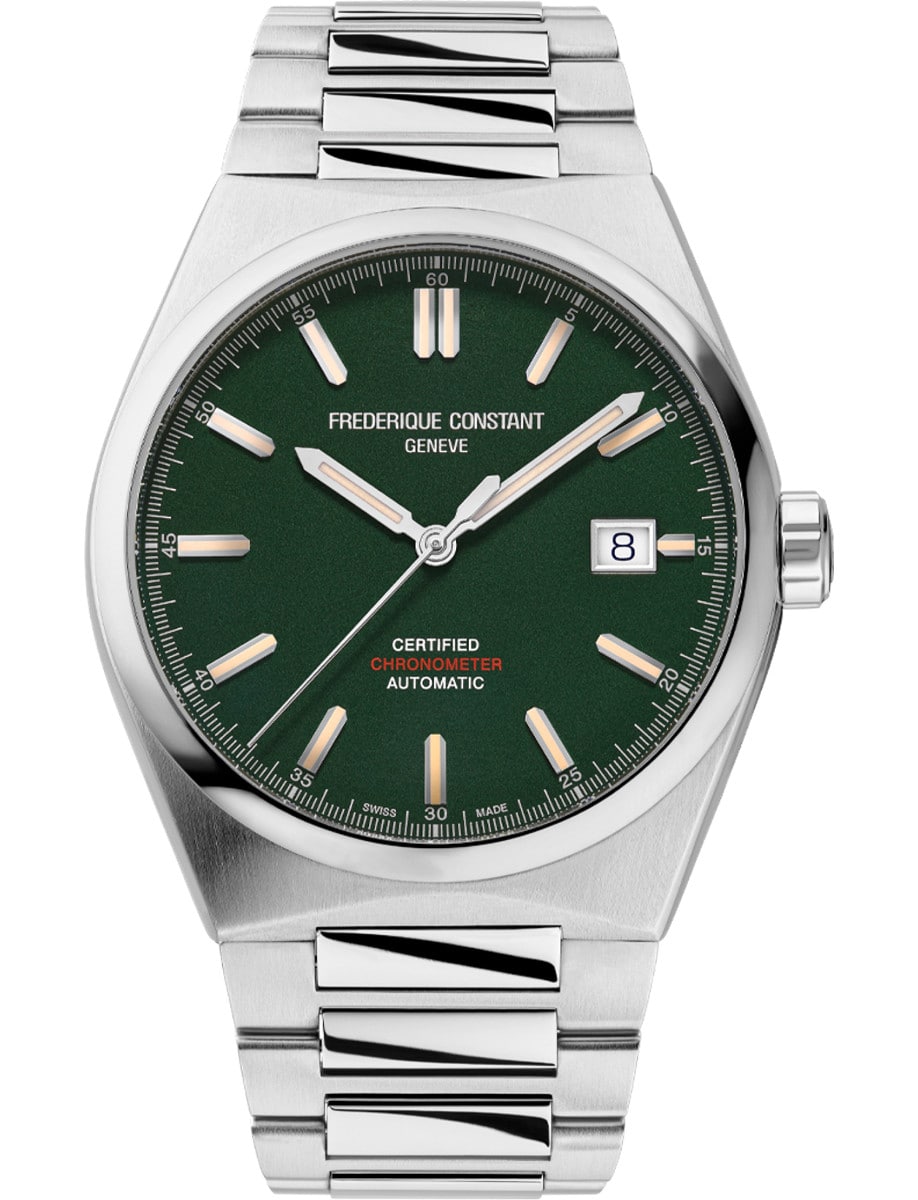 Highlife Automatic COSC 39mm in Steel on Steel Bracelet with Green Dial