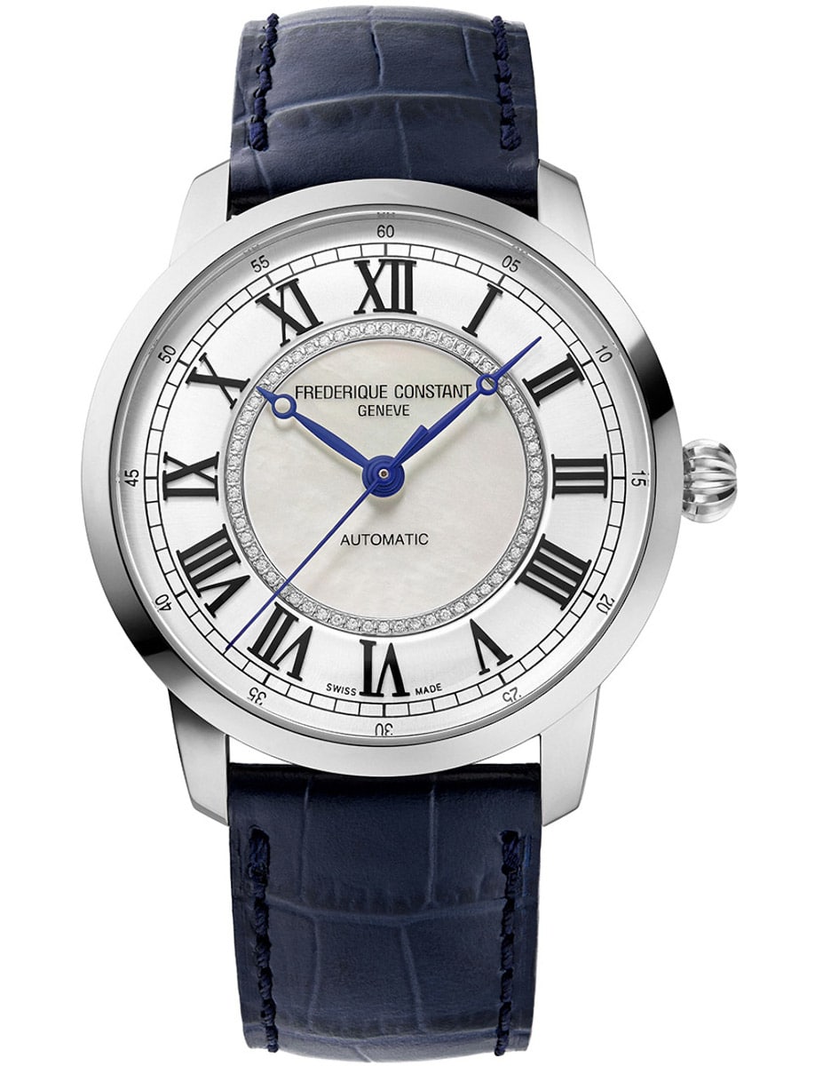 Classics Premiere 38.5mm in Steel - Limited Edition 300 Pieces on Black Calf Leather Strap with Silver Dial